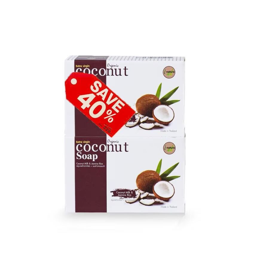 

I-nature Мыло Кокосовое Молоко 100г В упаковке 4 шт, white