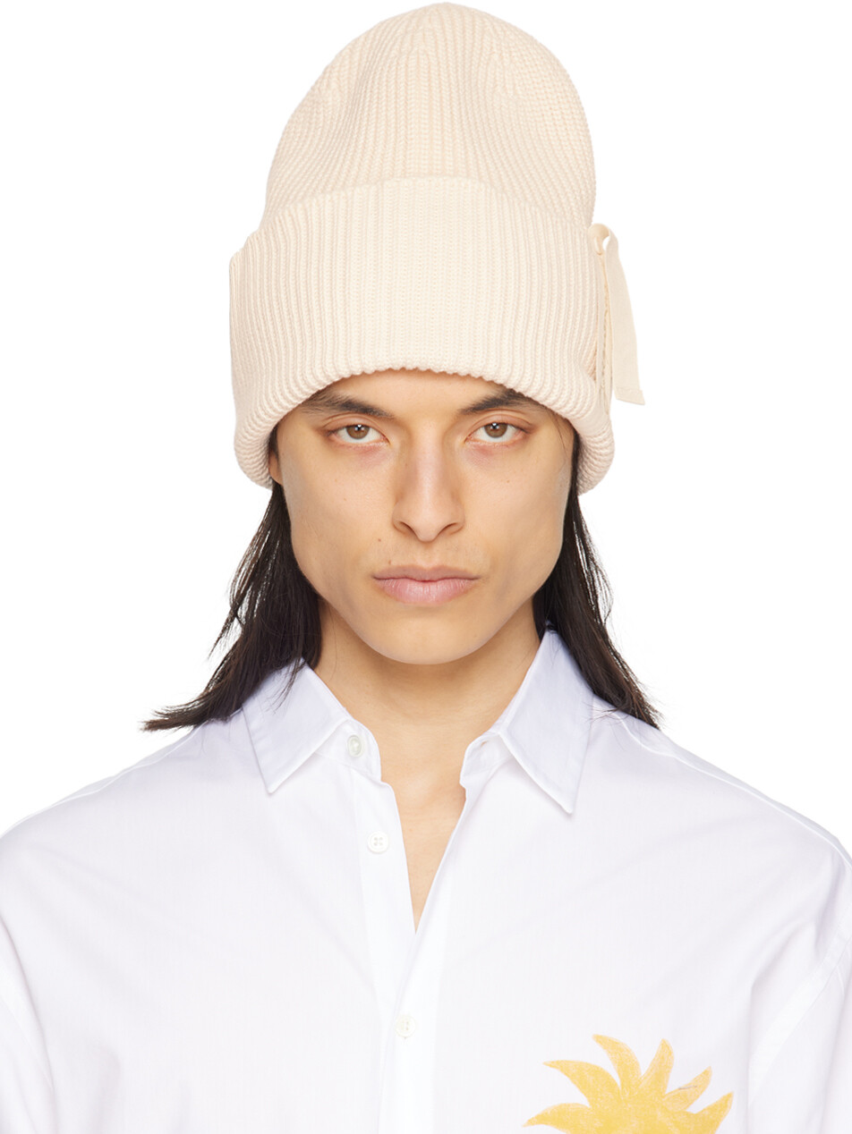 

Off-White Шапка-бини Le Raphia 'Le Bonnet Pipa' JACQUEMUS