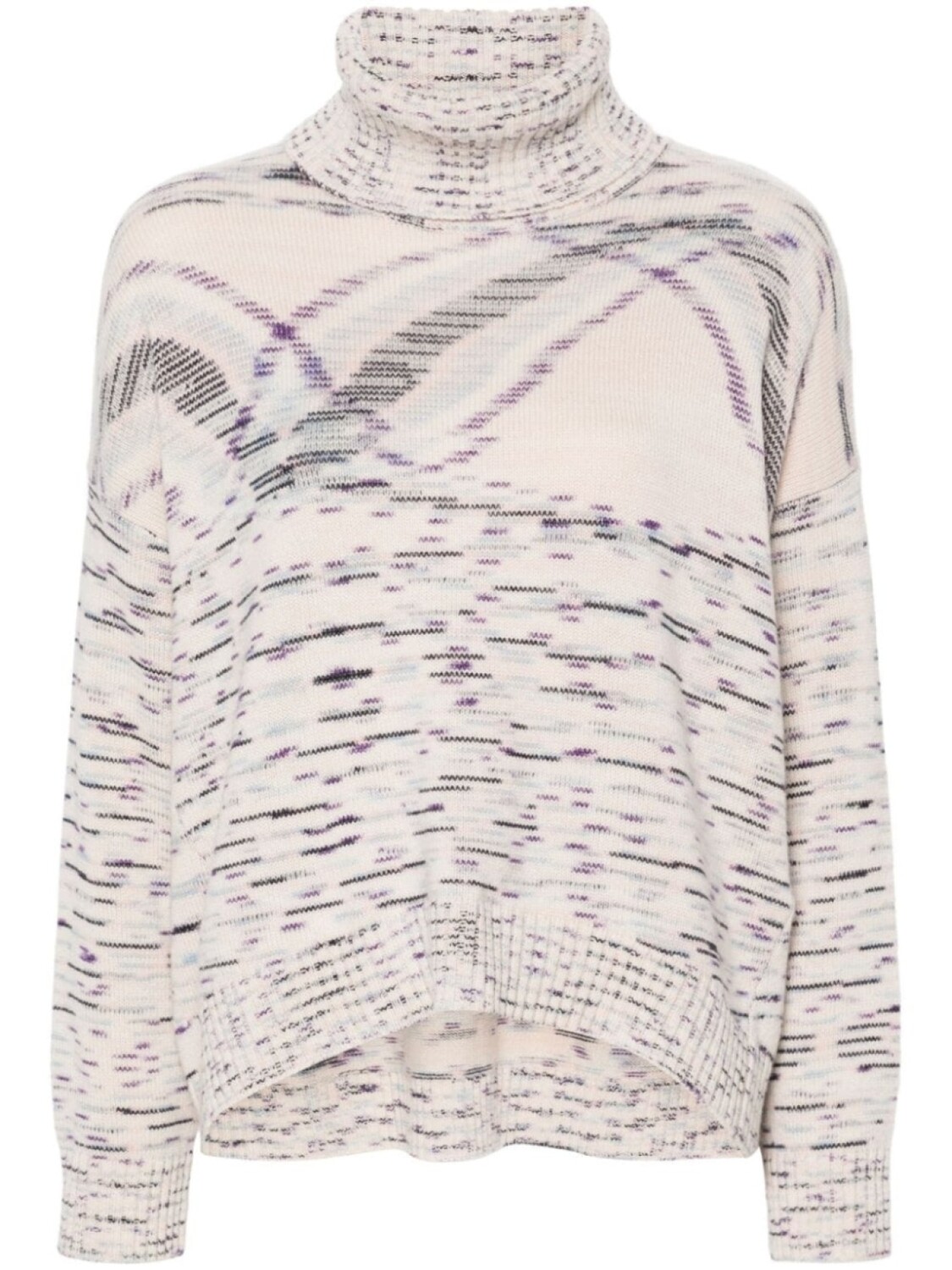 

Missoni свитер с высоким воротником, нейтральный цвет
