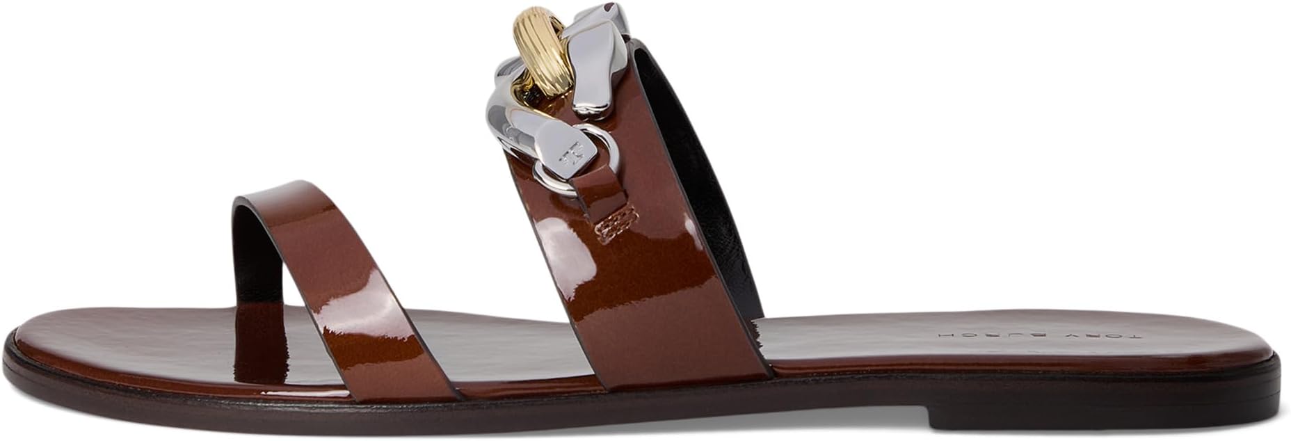 Сандалии Tory Burch Jessa Two Band Sandals, цвет Russet Brown — фото 4