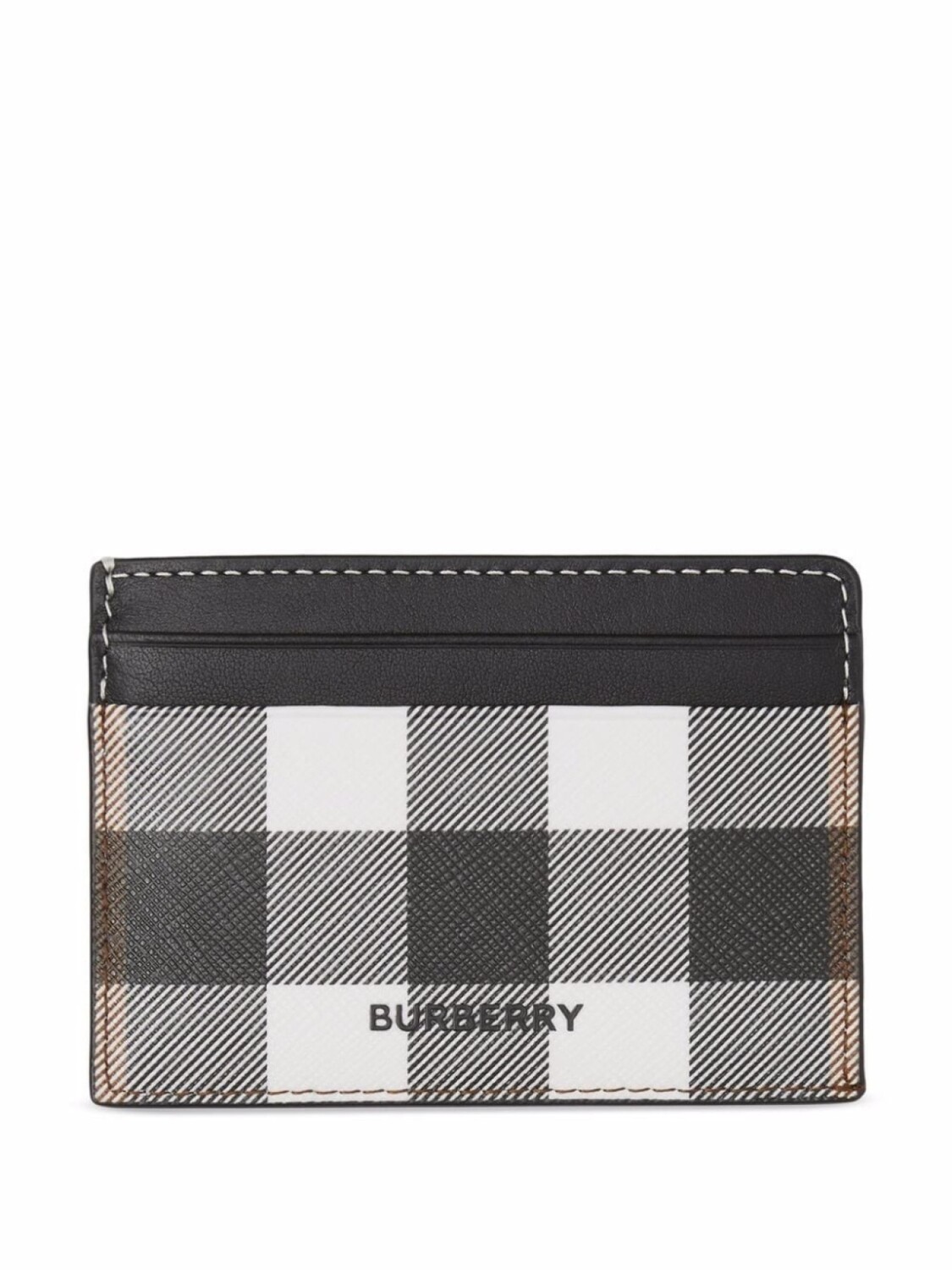 

Burberry картхолдер с в клетку, коричневый
