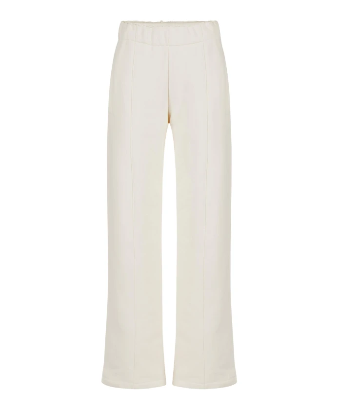 

Брюки свободного кроя из хлопкового флиса, ванильного цвета. Iceberg, бежевый