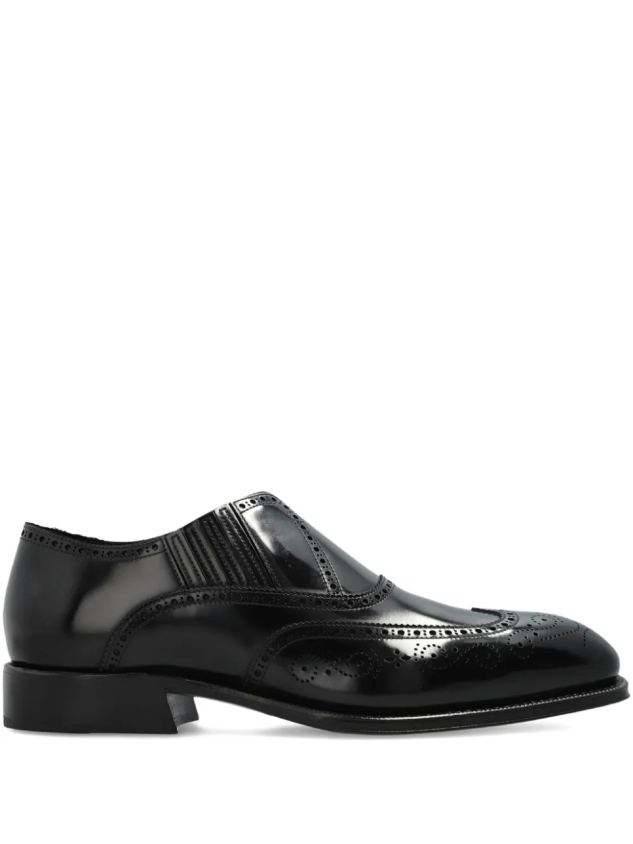 Кожаные мокасины Alexander McQueen, черный