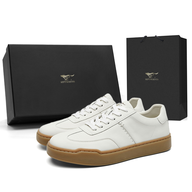 

Низкие мужские кроссовки SEPTWOLVES, White (Standard Leather Shoe Size)