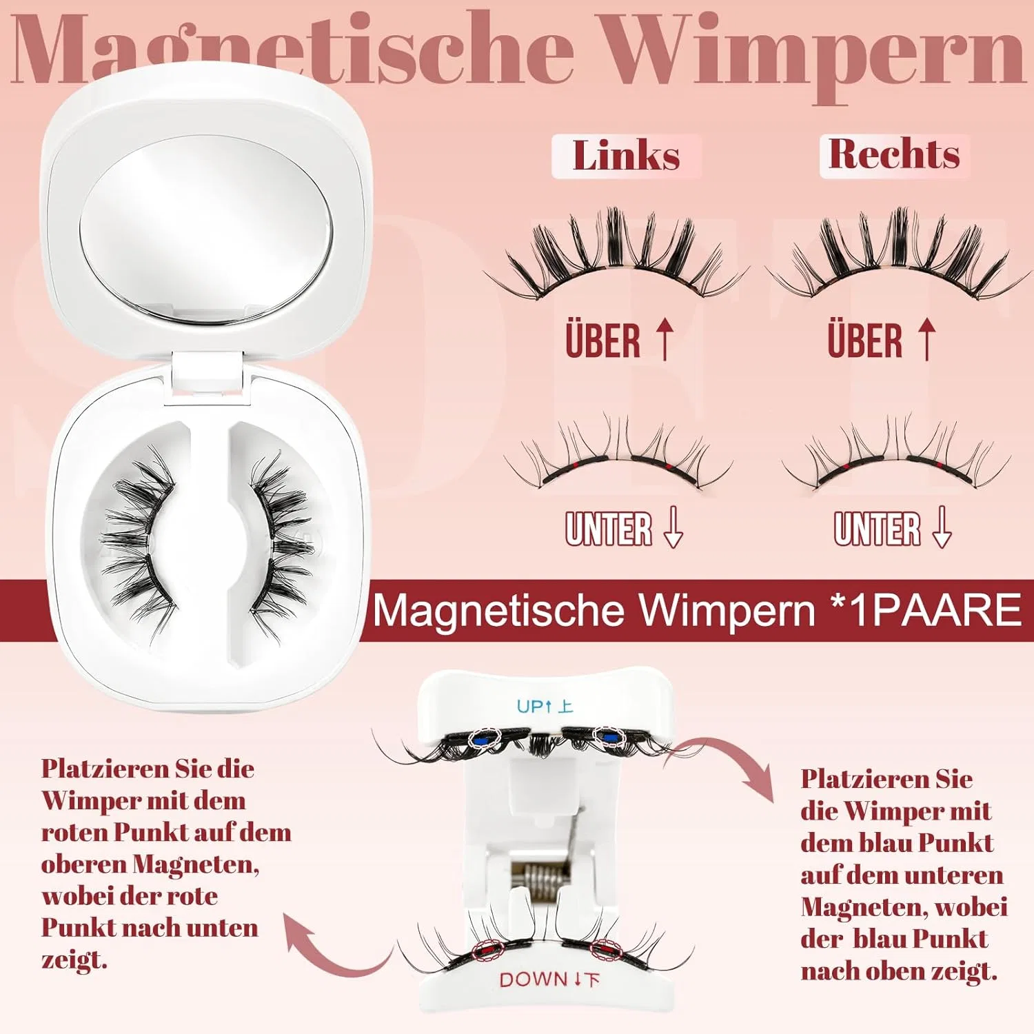 Магнитные ресницы «SET-C» с аппликатором от Higu clace Higu Clace, Set-C — фото 3