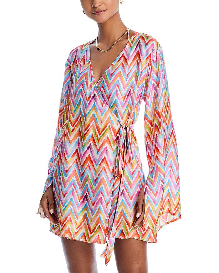 

Короткое платье-накидка Missoni, мультиколор