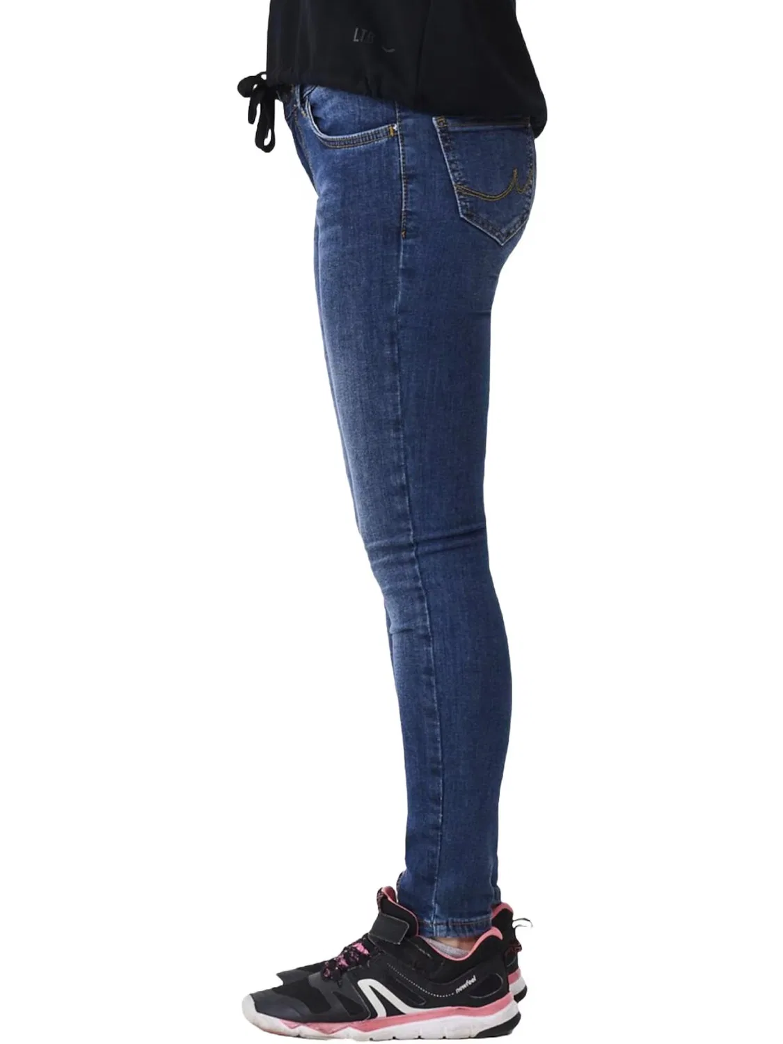 Узкие джинсы LTB Jeans синего цвета — фото 2