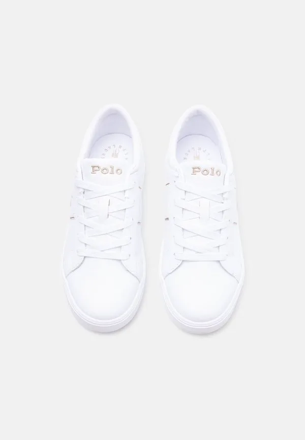 Кроссовки унисекс frazier ii Polo Ralph Lauren, White/Gold-Coloured Glitter/Gold-Coloured — фото 4