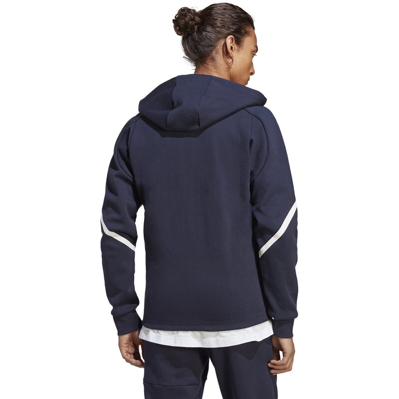 Hooded sweatshirt m d4gmdy fzhd Adidas, цвет legink — фото 3