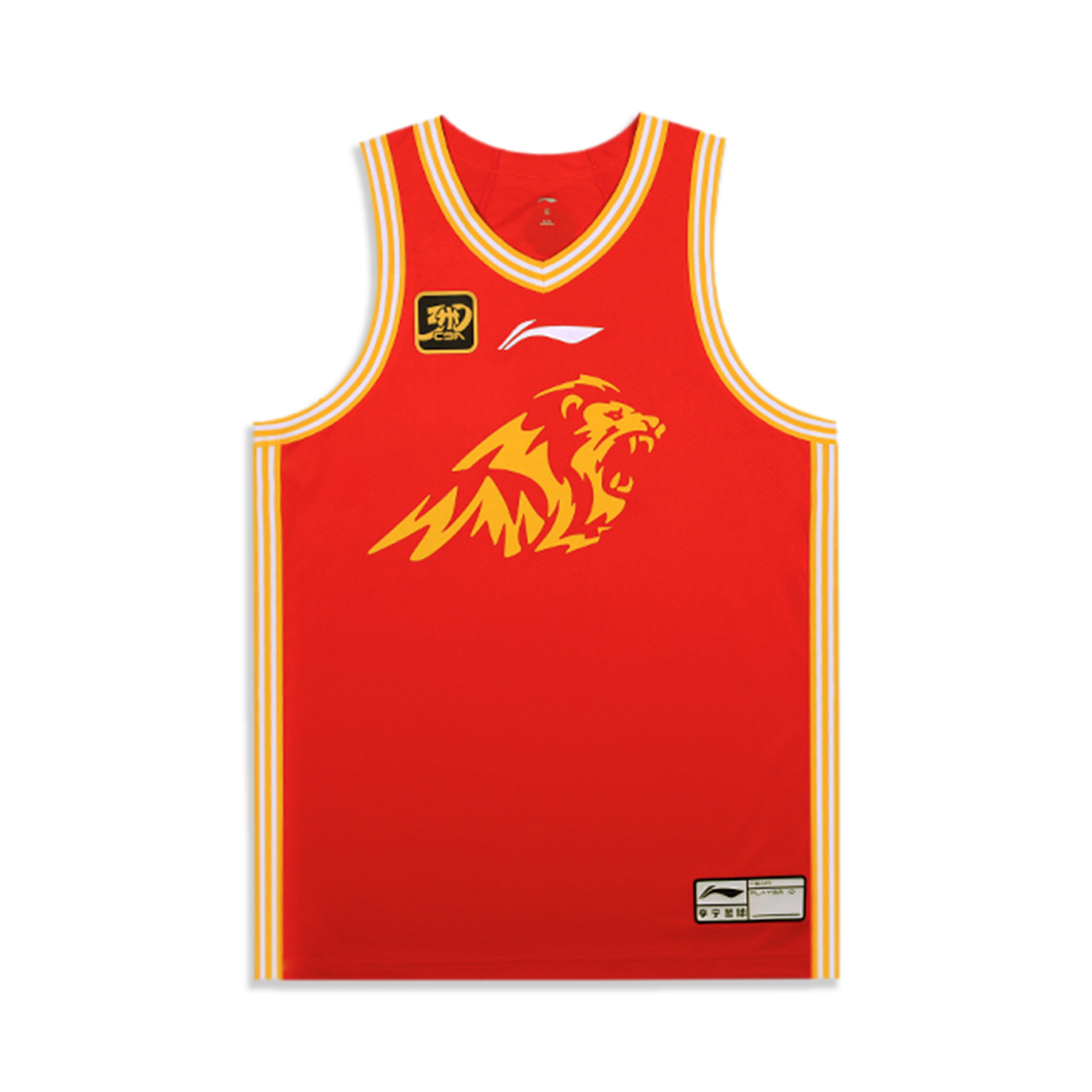 

Баскетбольная майка LiNing CBA Collection мужская огненно-красная