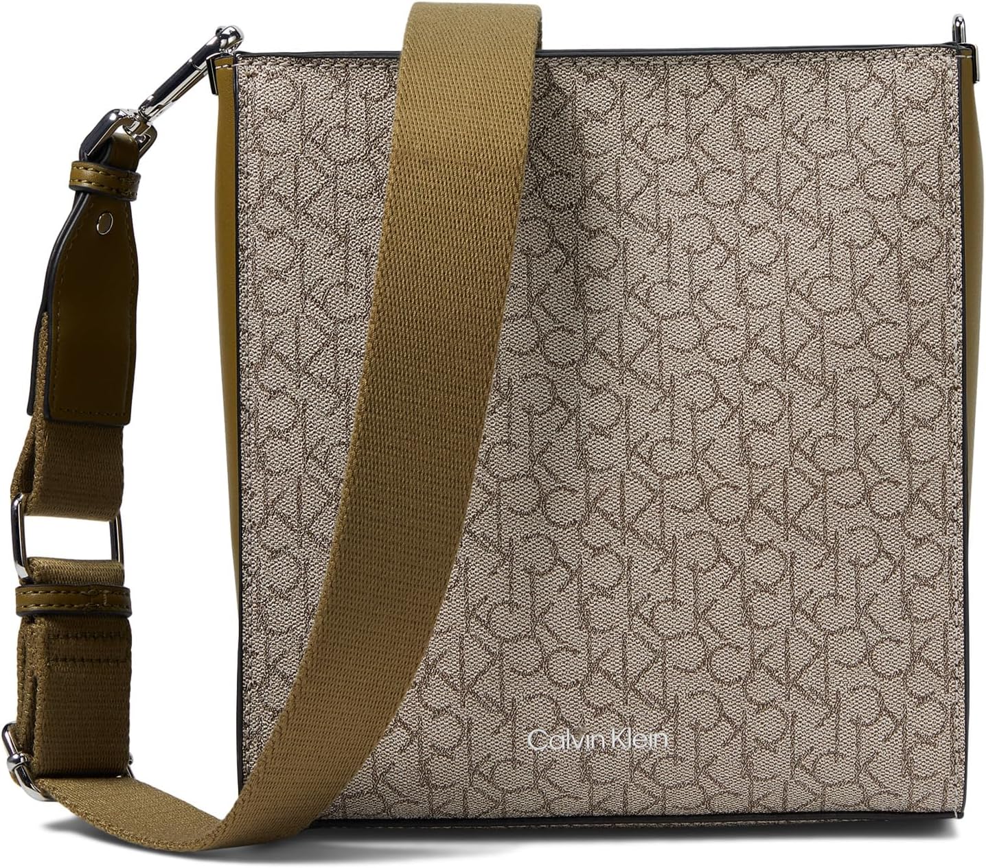 

Сумка кросс-боди Calvin Klein Maddi Crossbody, цвет Mini Textured Almond/Taupe/Olive Brown