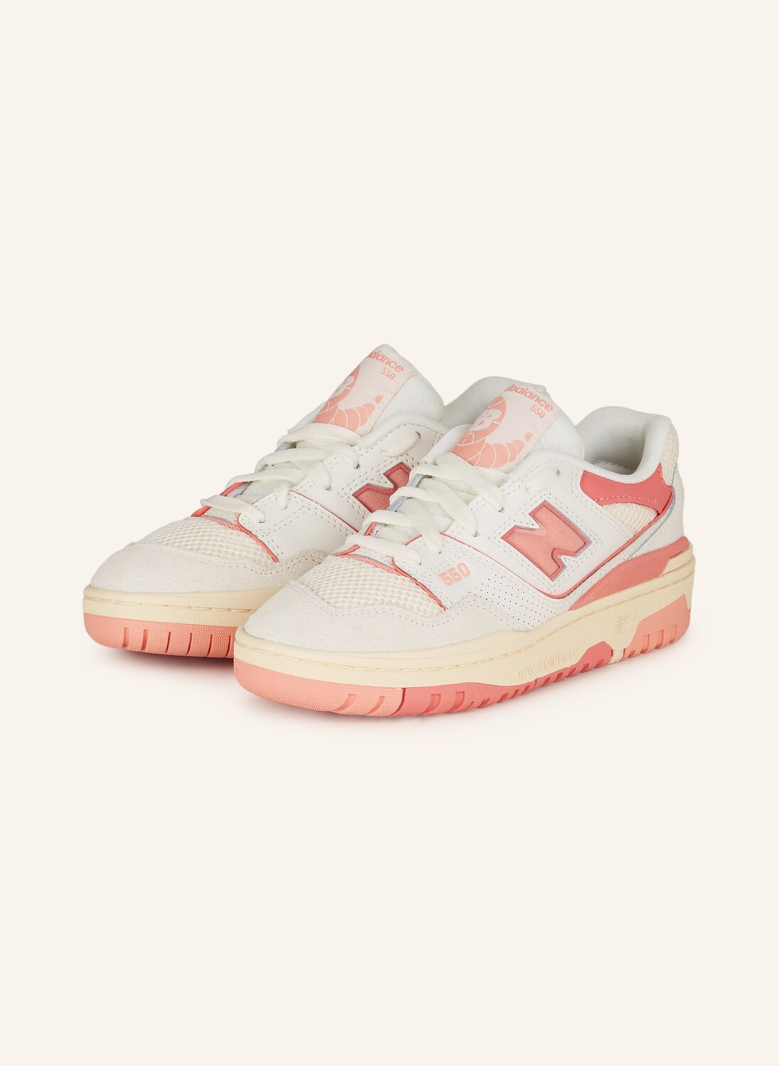 

Кроссовки 550 New Balance, белый