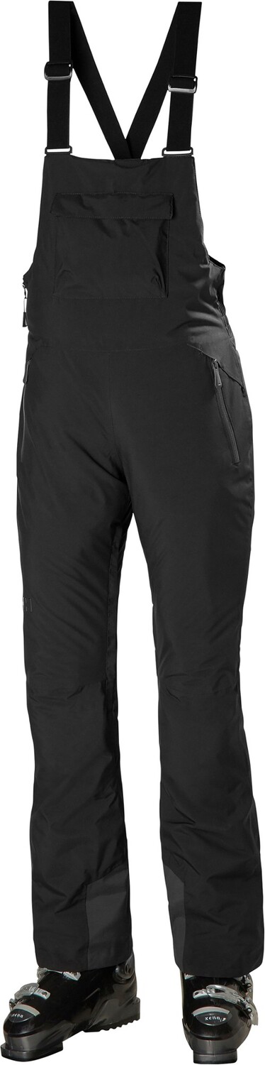 

Легендарные утепленные зимние брюки с нагрудником — женские Helly Hansen, черный