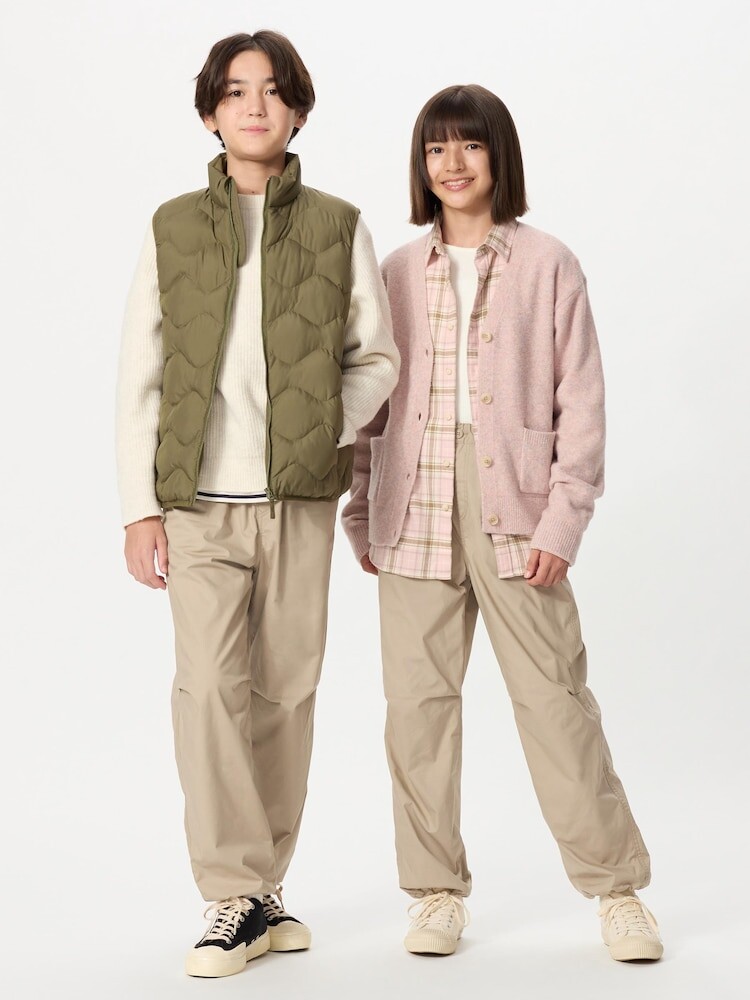 

Теплые легкие брюки Uniqlo, цвет 31 бежевый