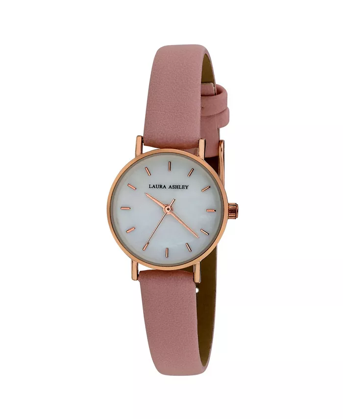 

Женские миниатюрные часы на ремешке Mini Slim Clean Pink Polyurethane, 26 мм Laura Ashley