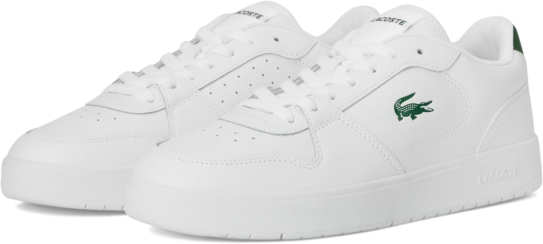 

Кроссовки Lacoste Court Ace Sneakers, цвет White/Dark Green