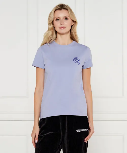 

Футболка желе ikonik 2.0 Regular fit Karl Lagerfeld, фиолетовый