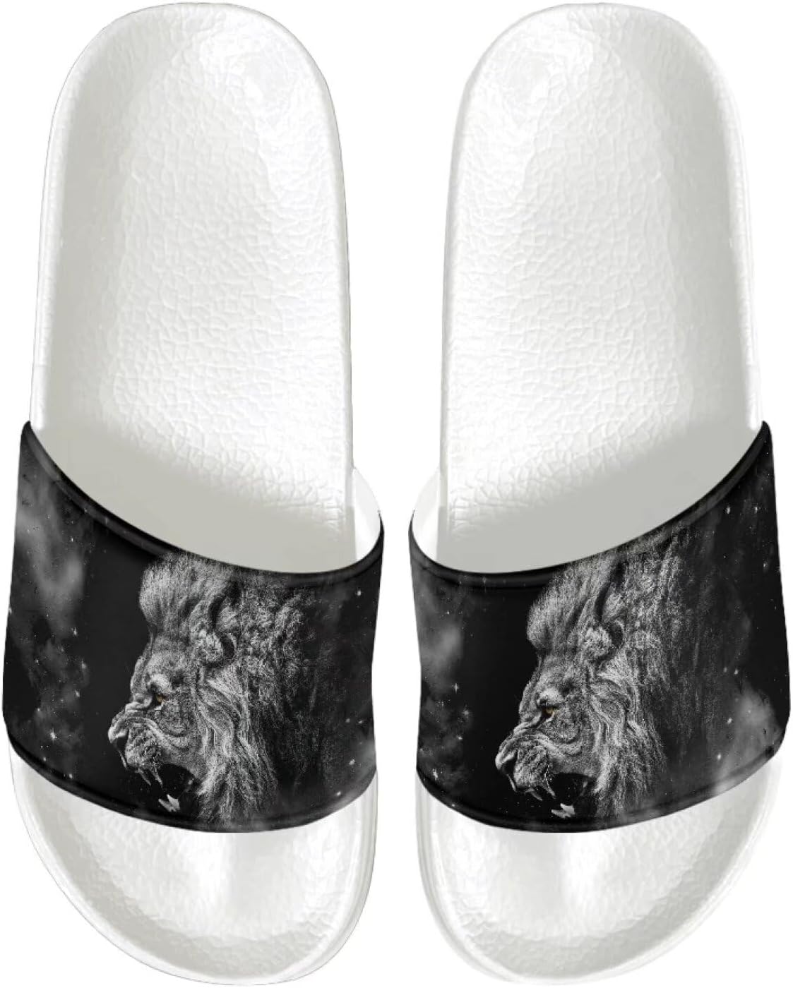 

Мужские шлепанцы Pugasmiru, сандалии с нескользящей подошвой для душа и дома (белая подошва)