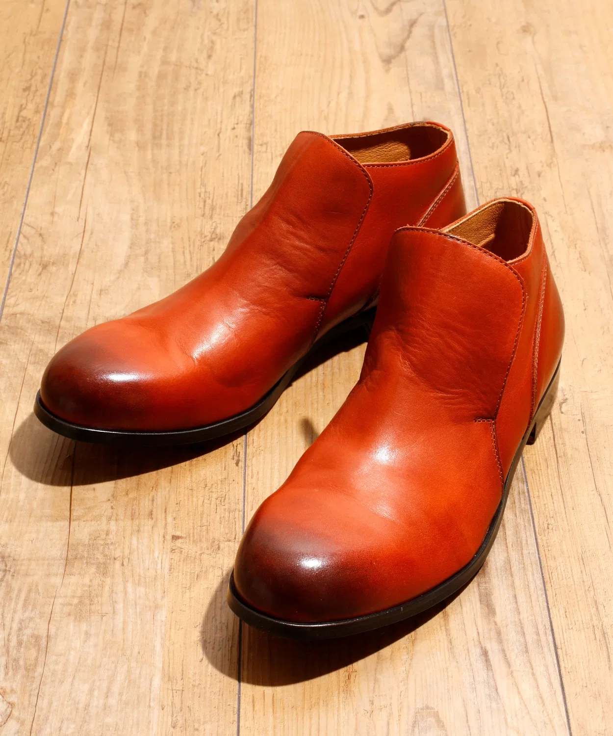 Ботинки короткие INSTEP GORE SHORT BOOTS из кожи, PADRONE, верблюжий
