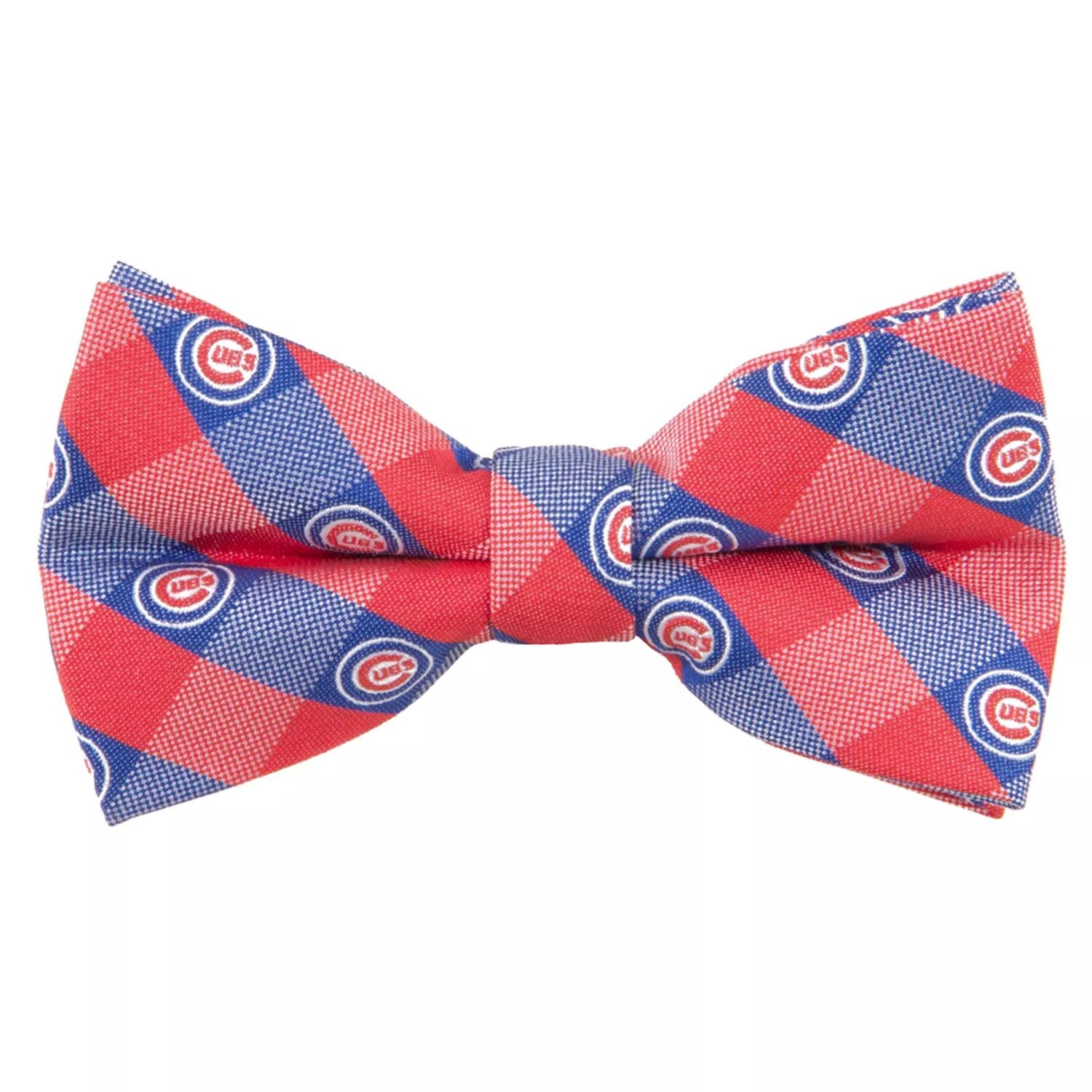 

Тканый галстук-бабочка в клетку Chicago Cubs