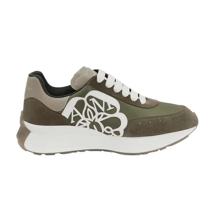 

Кроссовки Alexander McQueen Sprint Runner 'Khaki', коричневый