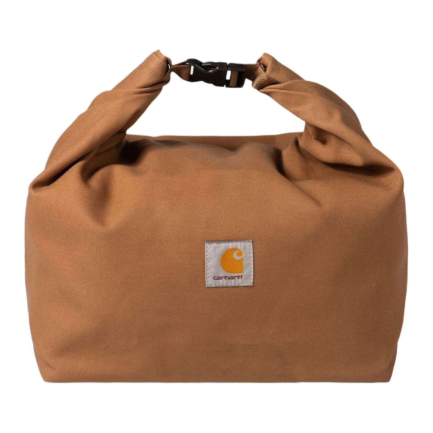 

Carhartt WIP Хлопковая сумка женская коричневая, Brown