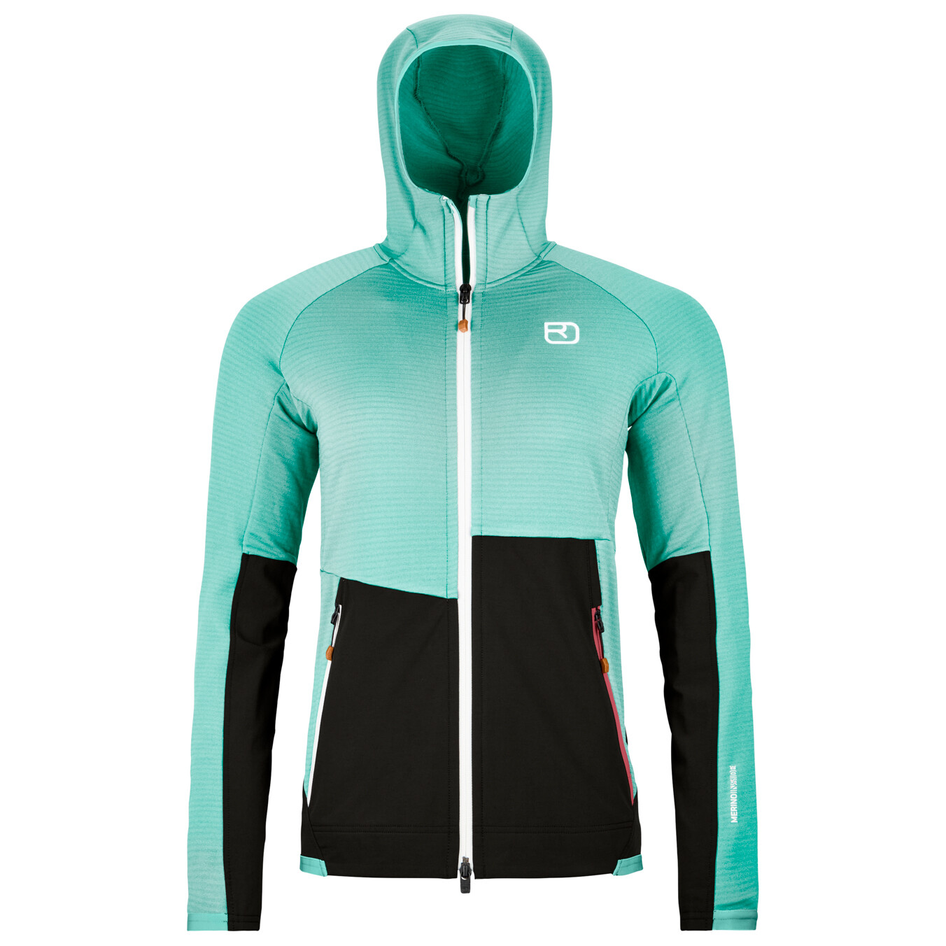 

Флисовая жилетка Ortovox Women's Fleece Rib Hoody, цвет Aquatic Ice