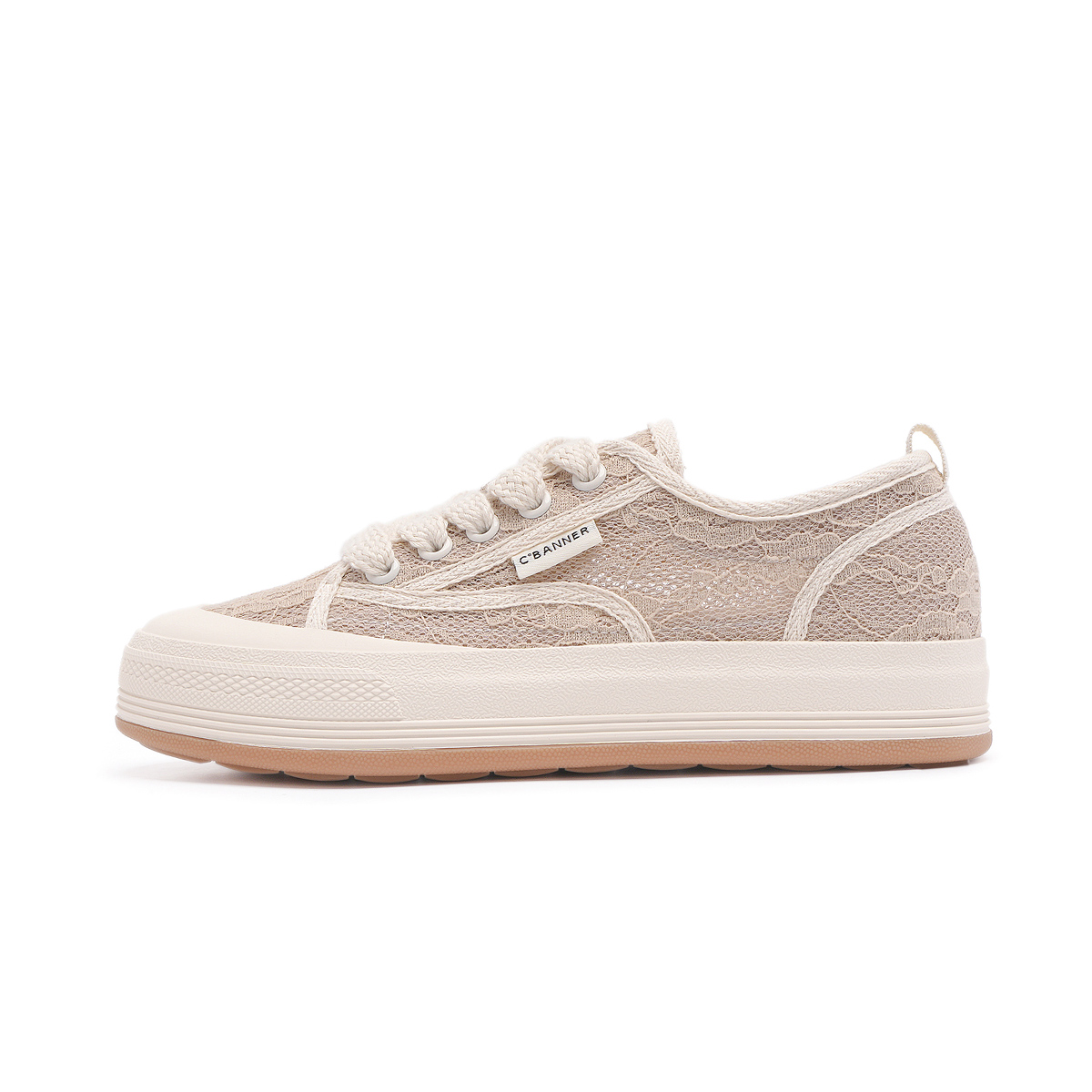 

Кроссовки C°BANNER Skateboarding Shoes Women's Low-top, цвет Apricot