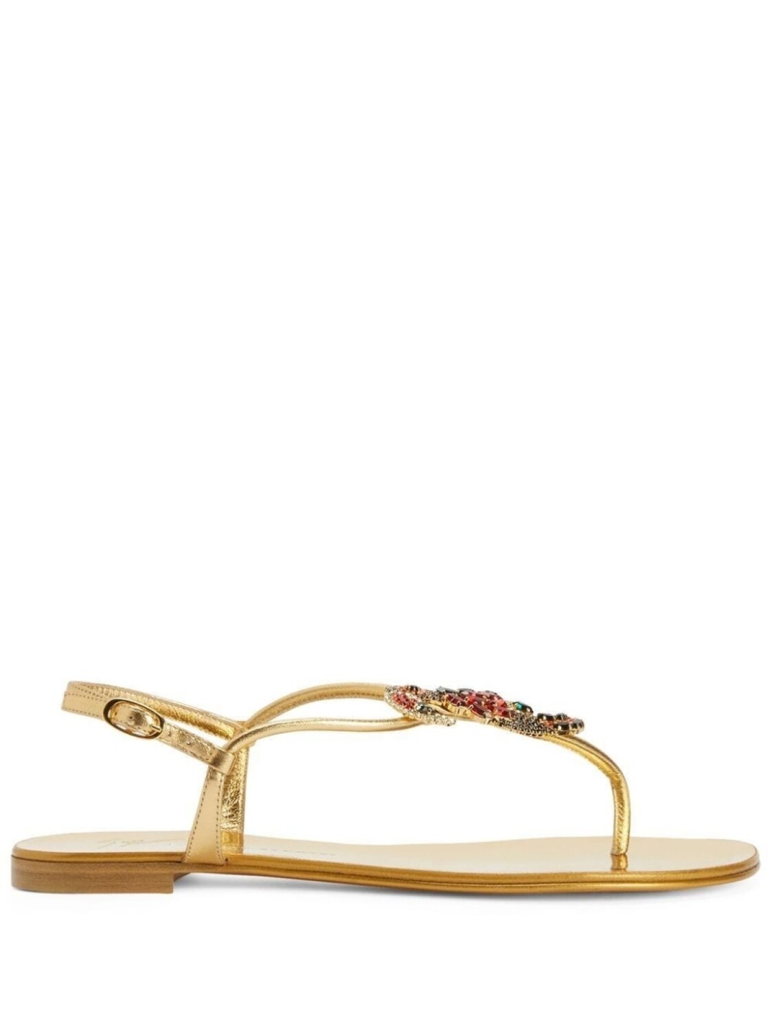 

Giuseppe Zanotti сандалии Tropical Beach, золотистый