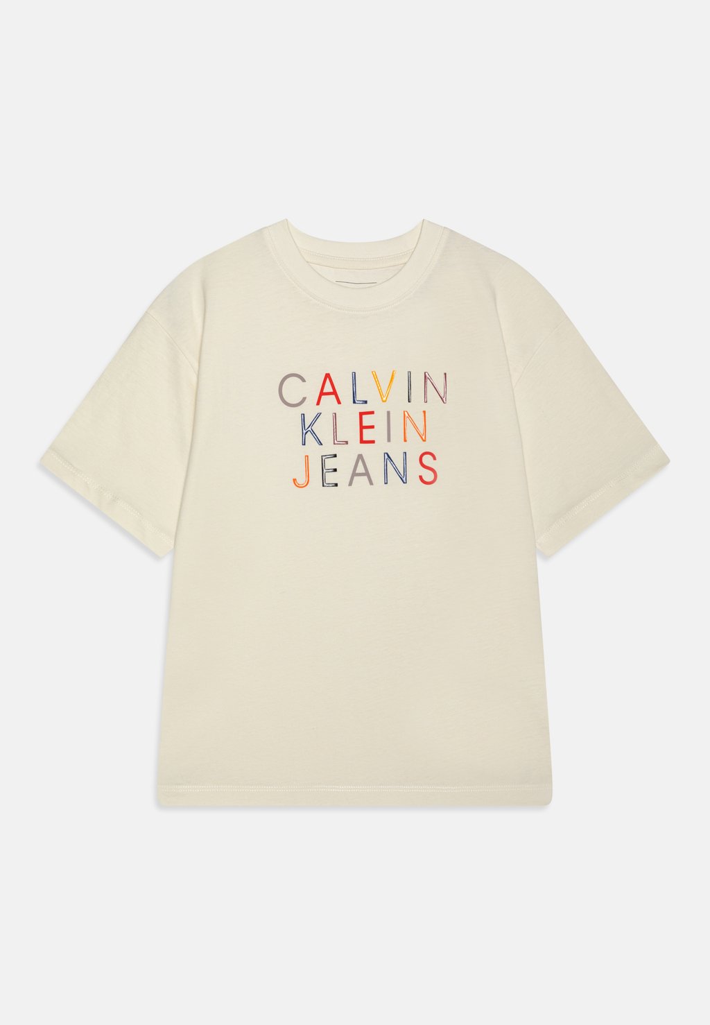 

Футболка LOGO GRAPHIC UNISEX Calvin Klein, кремовый