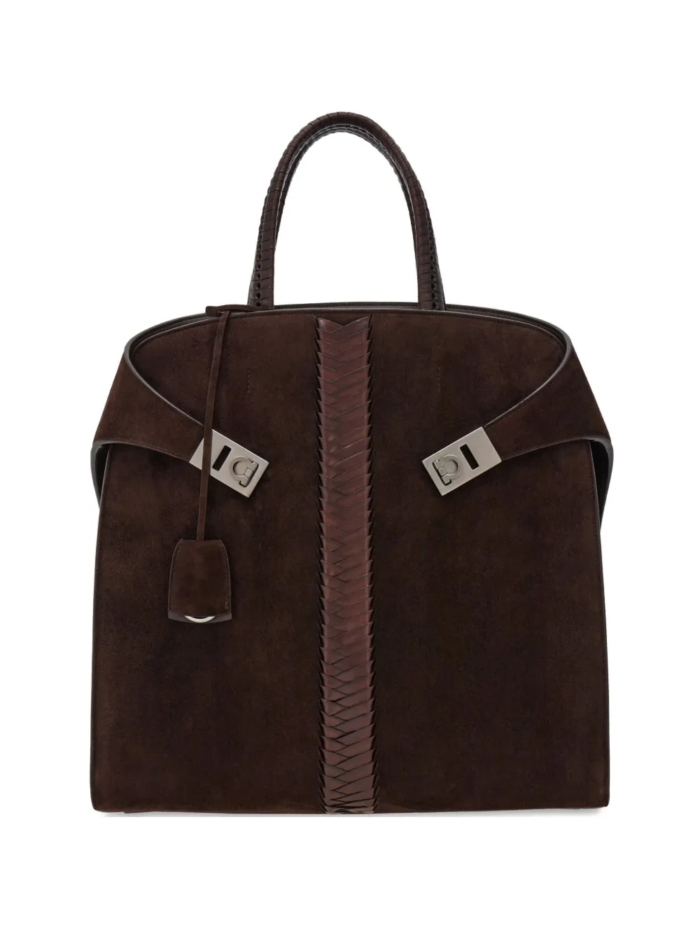 

Сумка-тоут Hug Ferragamo, коричневый