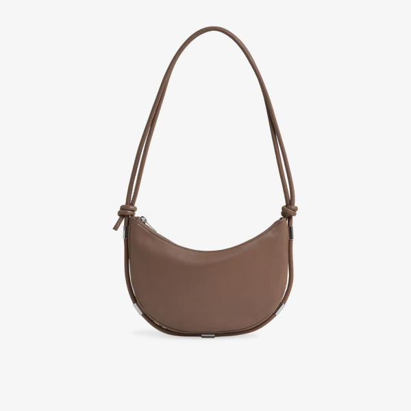 

Сумка кожаная Reiss Harriet с ремешками-веревками, бежевый