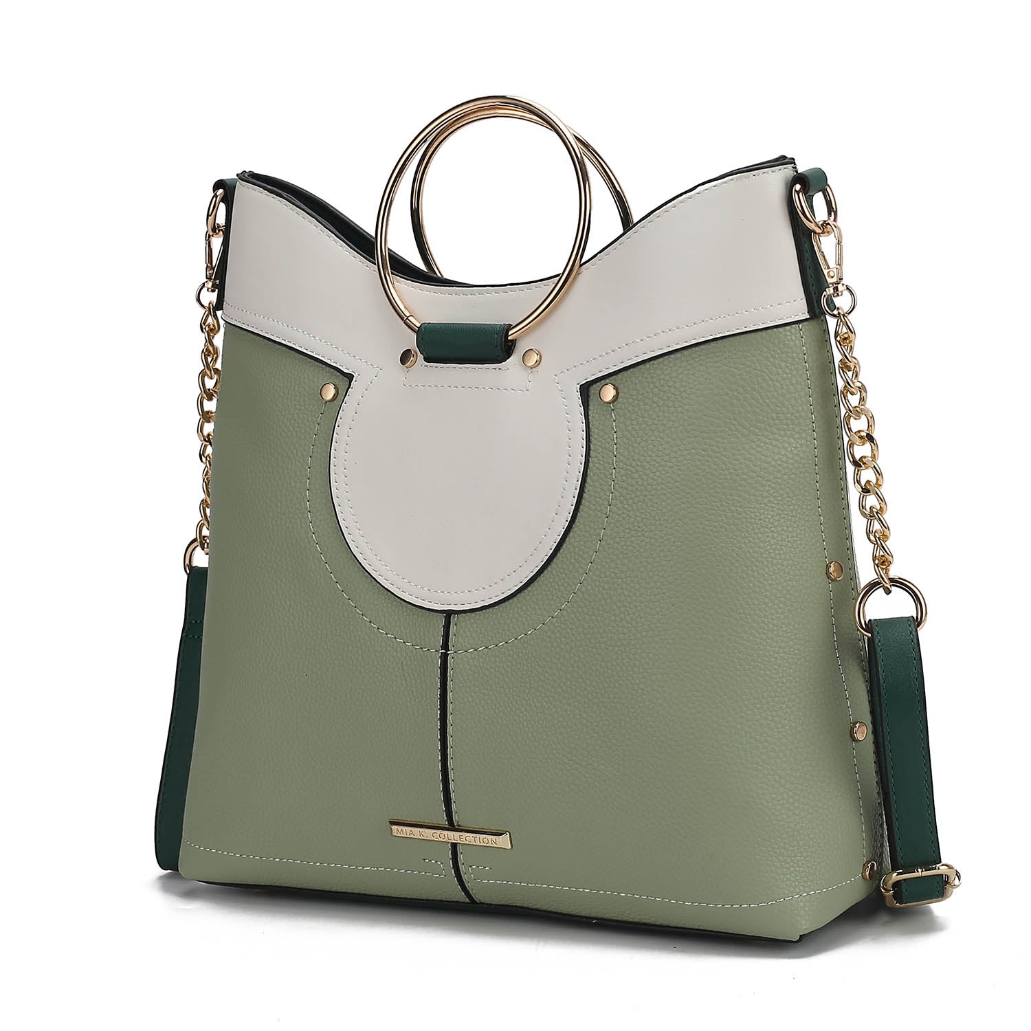 

Женская сумка-портфель Kylie Top Handle Satchel из веганской кожи от Mia k MKF Collection By Mia K., цвет mint, Зеленый, Женская сумка-портфель Kylie Top Handle Satchel из веганской кожи от Mia k MKF Collection By Mia K., цвет mint