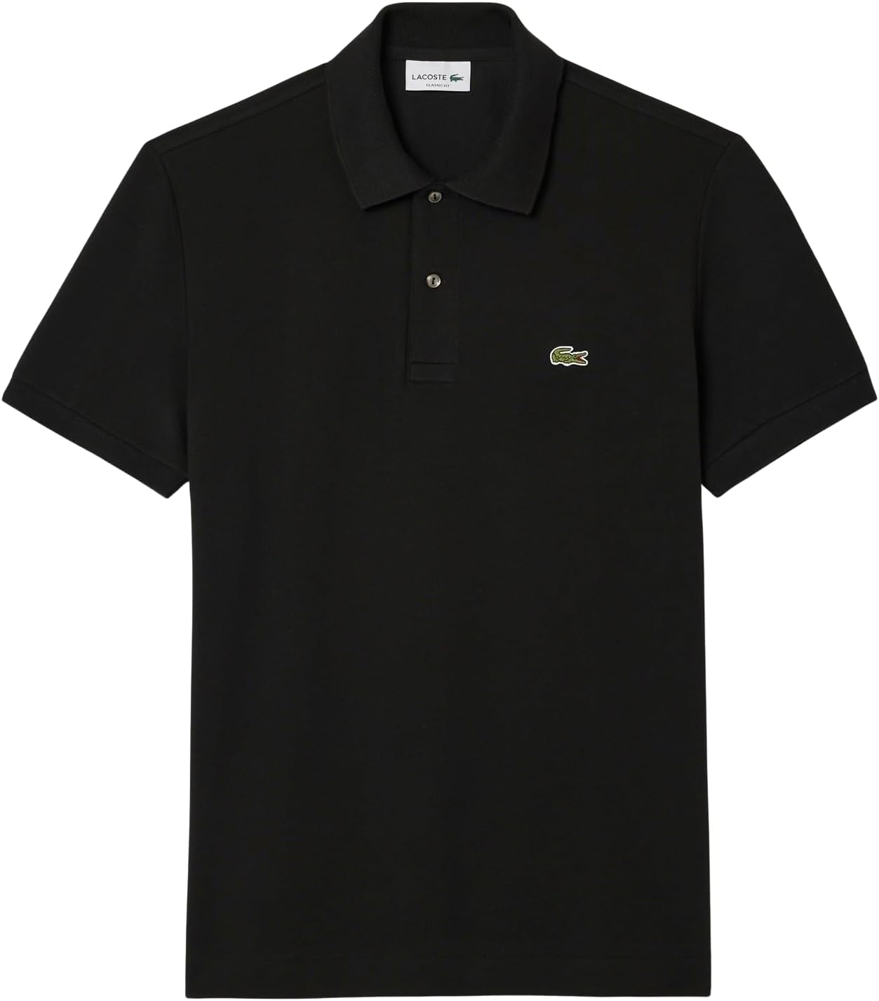 Футболка-поло Lacoste, мужская, светло-голубой/черный — фото 4