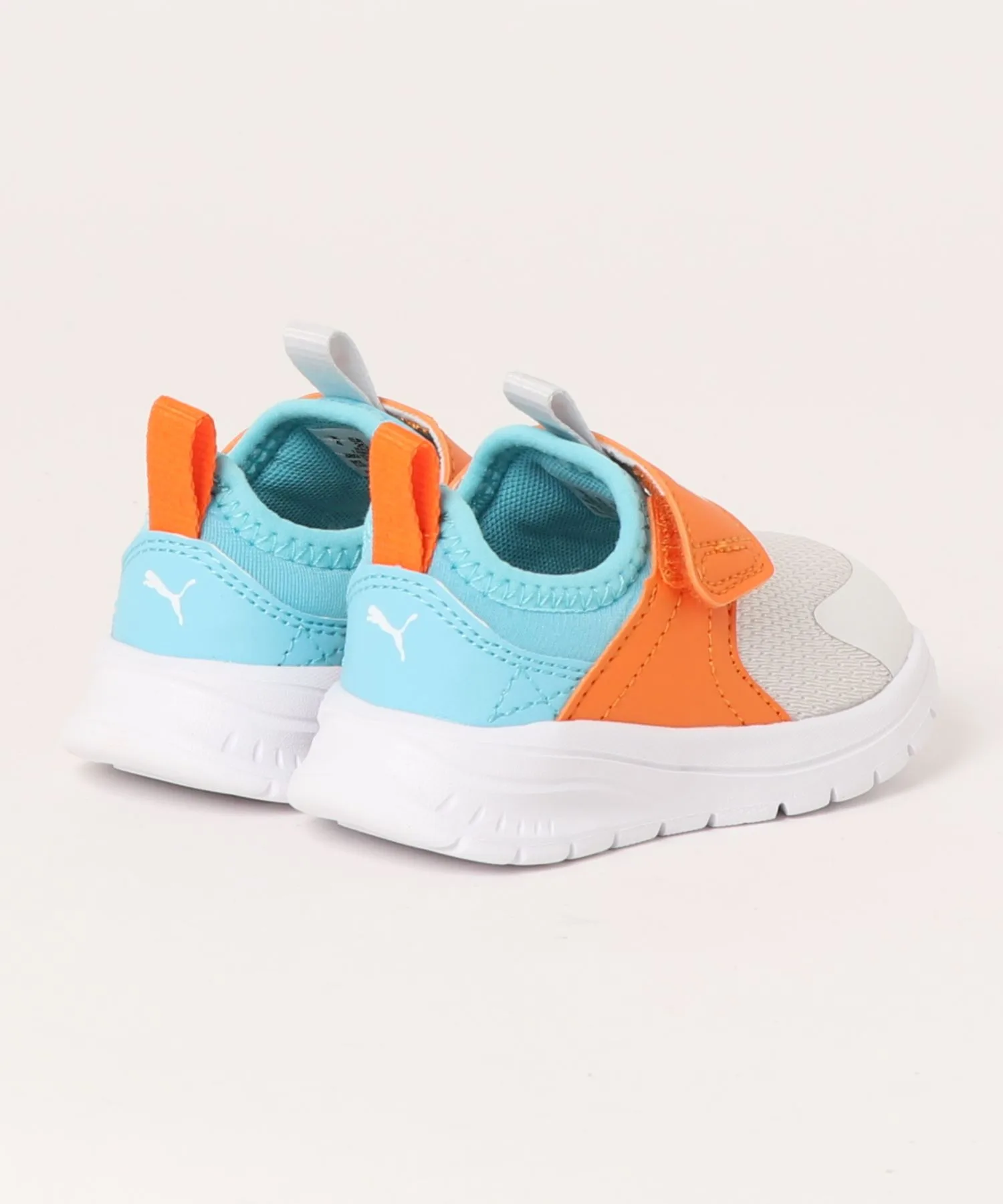 Слипоны для детей из резины PUMA EVOLV красные с черным — фото 2