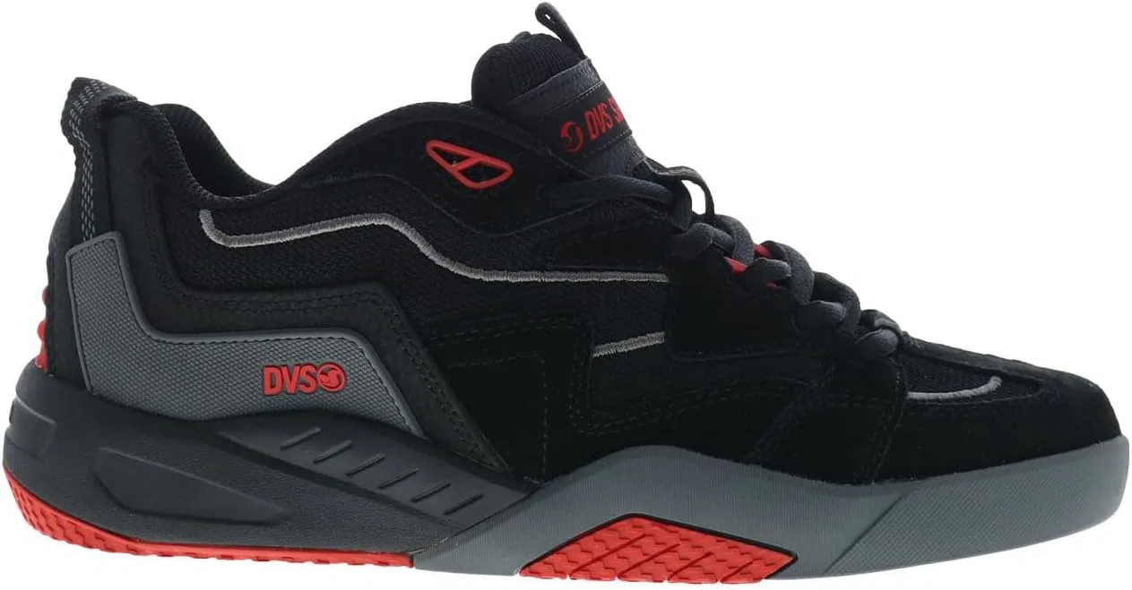 Мужские скейтбордистские кроссовки DVS Devious 2.0, Black Red — фото 2