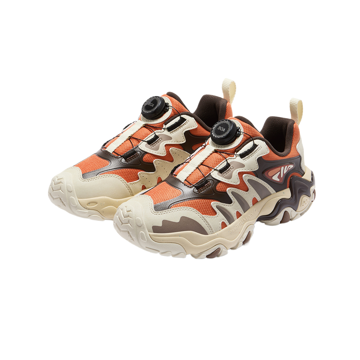 Детские противоскользящие уличные кроссовки Kids' FILA KIDS, мультиколор — фото 4