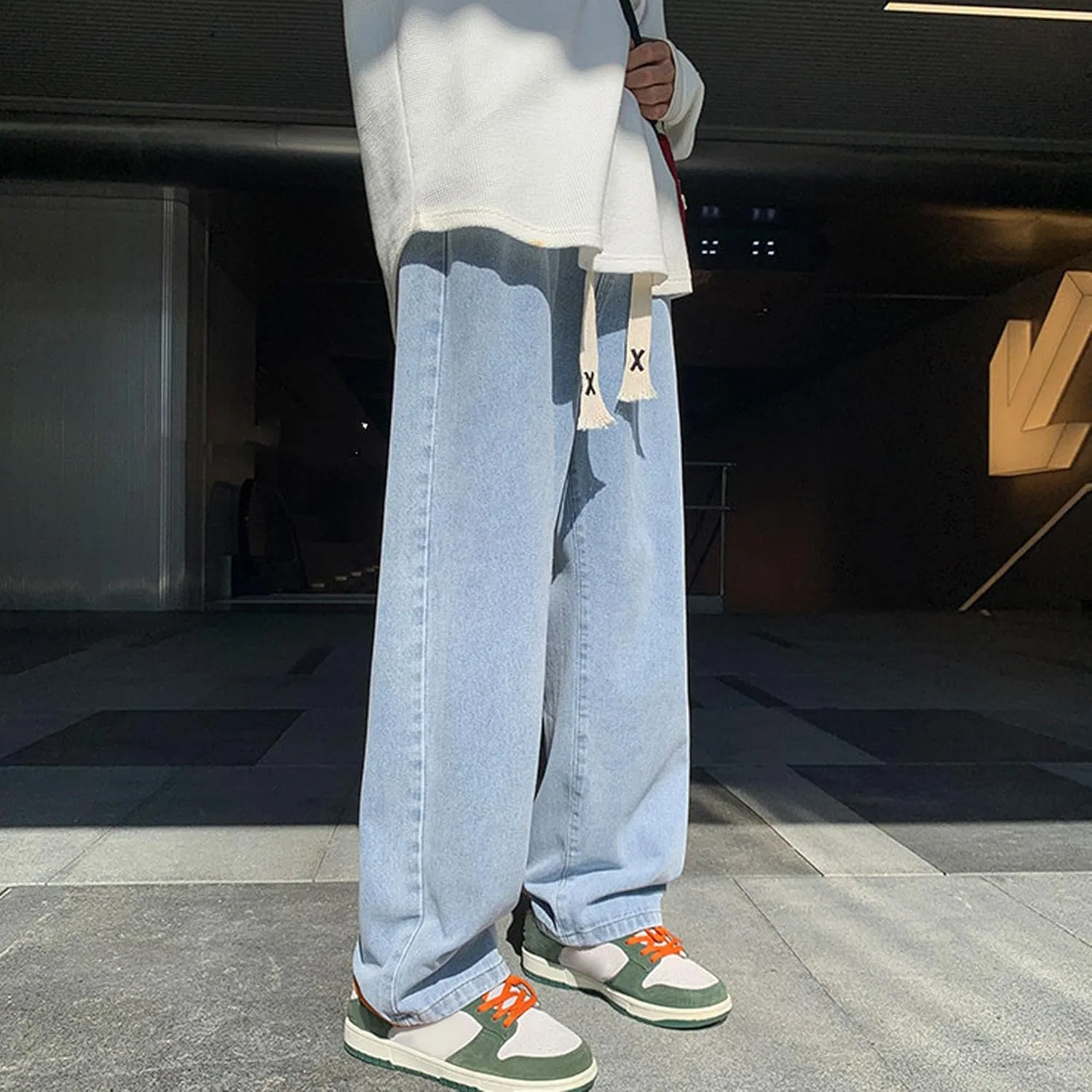 Джинсы свободные Hip Hop Jean, Blue — фото 2