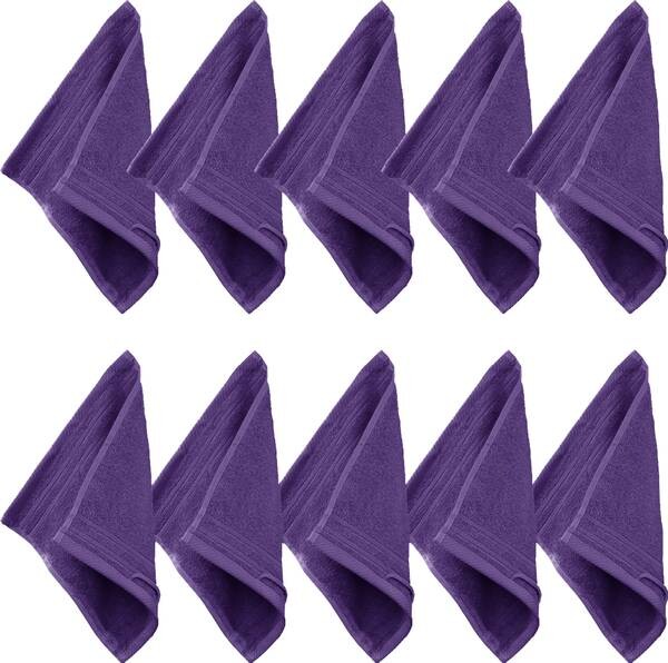 

Мини-полотенца Erwin Müller 10er-Pack 202516, 30x1x30 см, фиолетовый