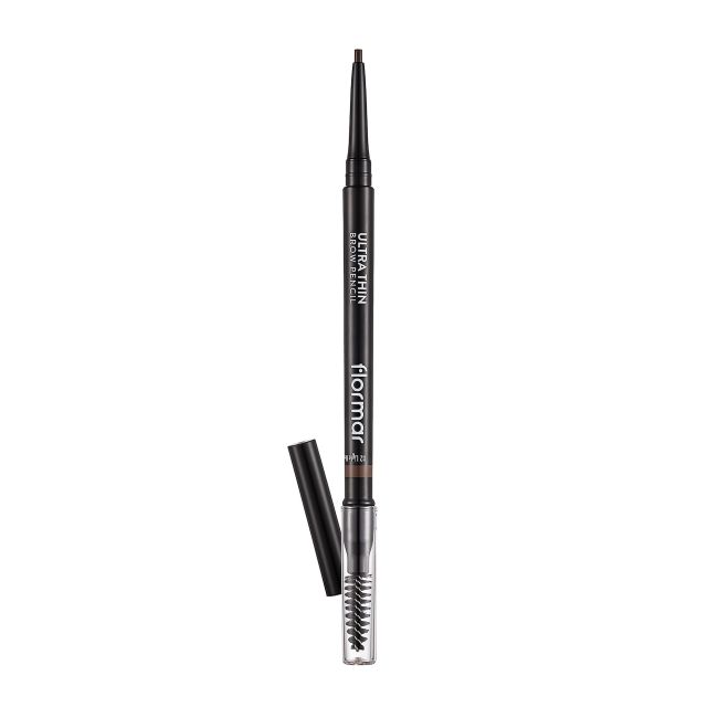 

Ультратонкий карандаш для бровей Flormar, цвет 02 light brown, 0,14 гр