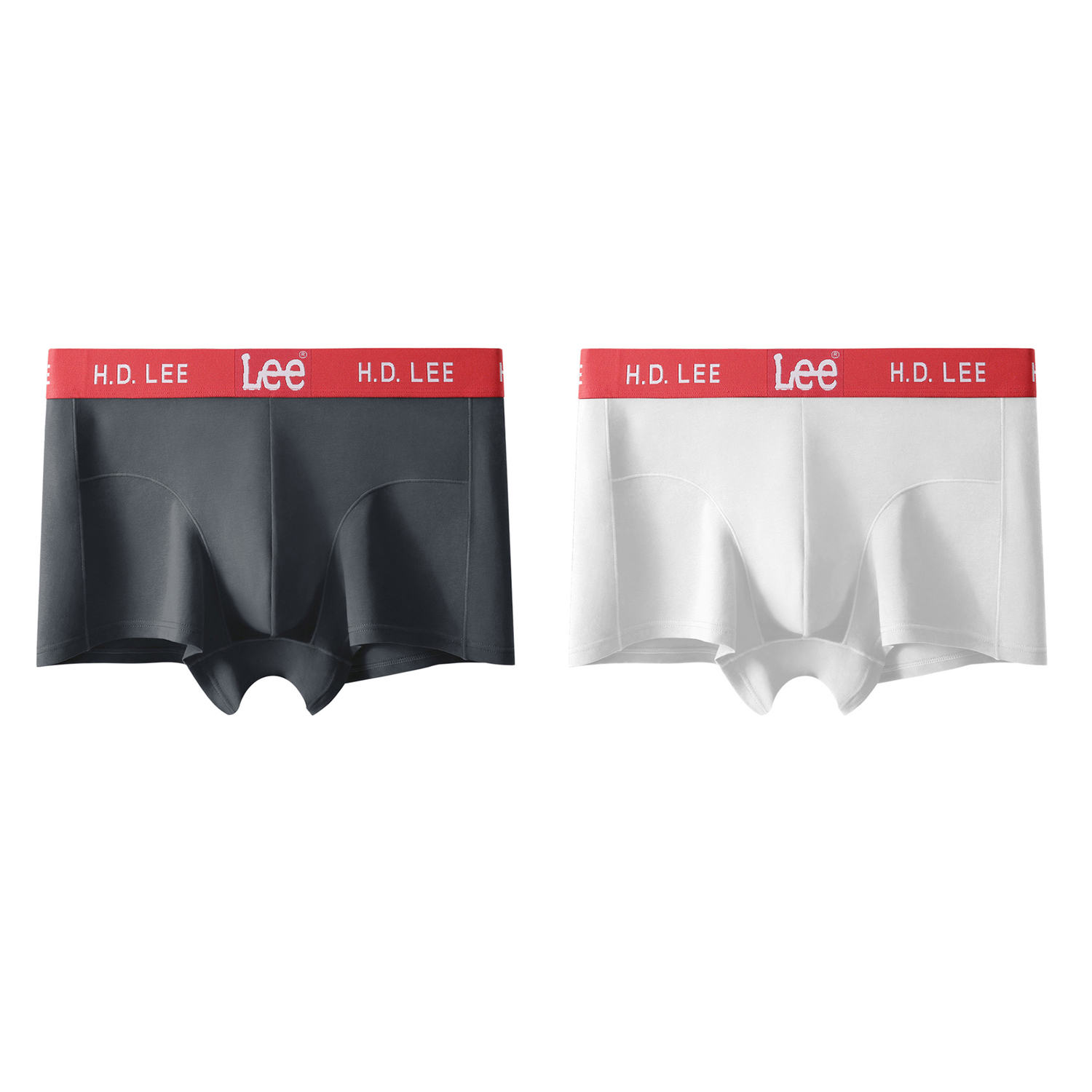 

Мужские трусы 2 штуки в подарочной упаковке Lee, темно-серый