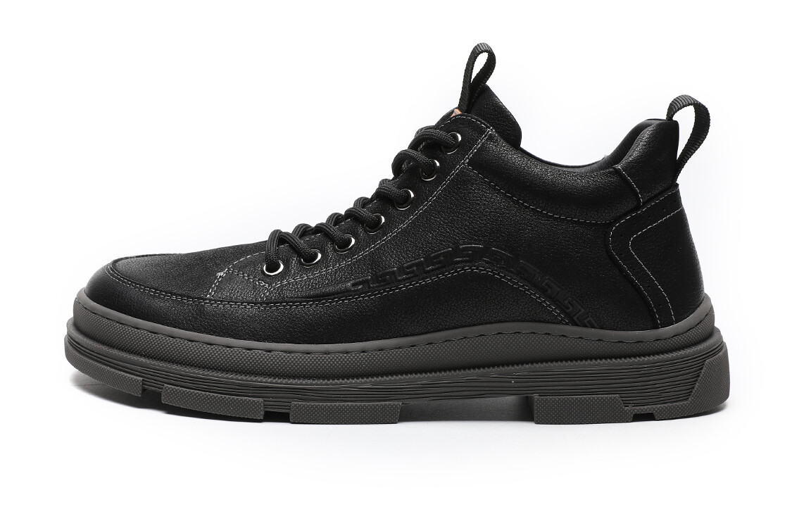 

Кроссовки C°BANNER Stylish Skateboarding Shoes Men Mid-top Black, черный