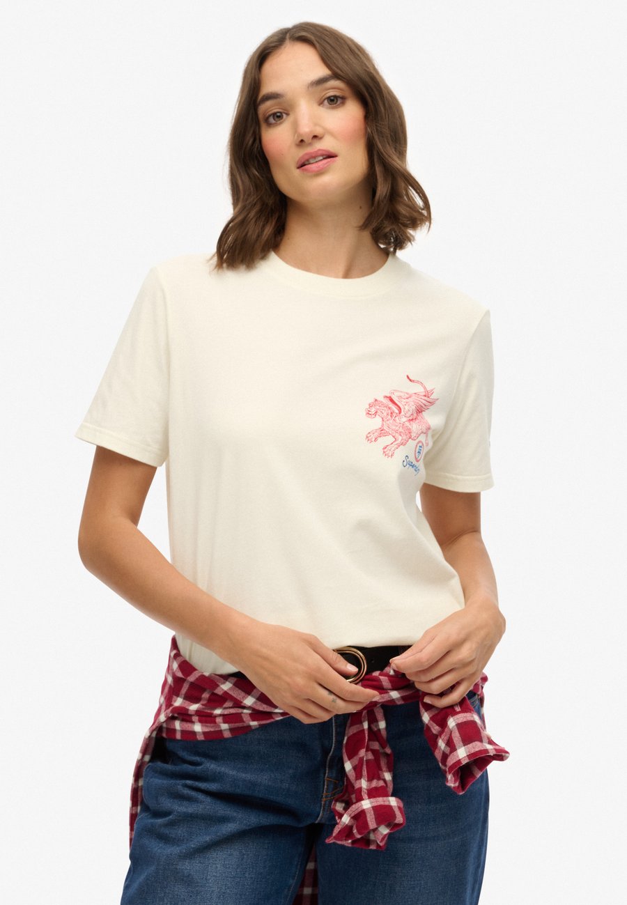 

Футболка Superdry & Co TOKYO NARRATIVE , Off White/Off-White, Белый, Футболка Superdry & Co TOKYO NARRATIVE , Off White/Off-White