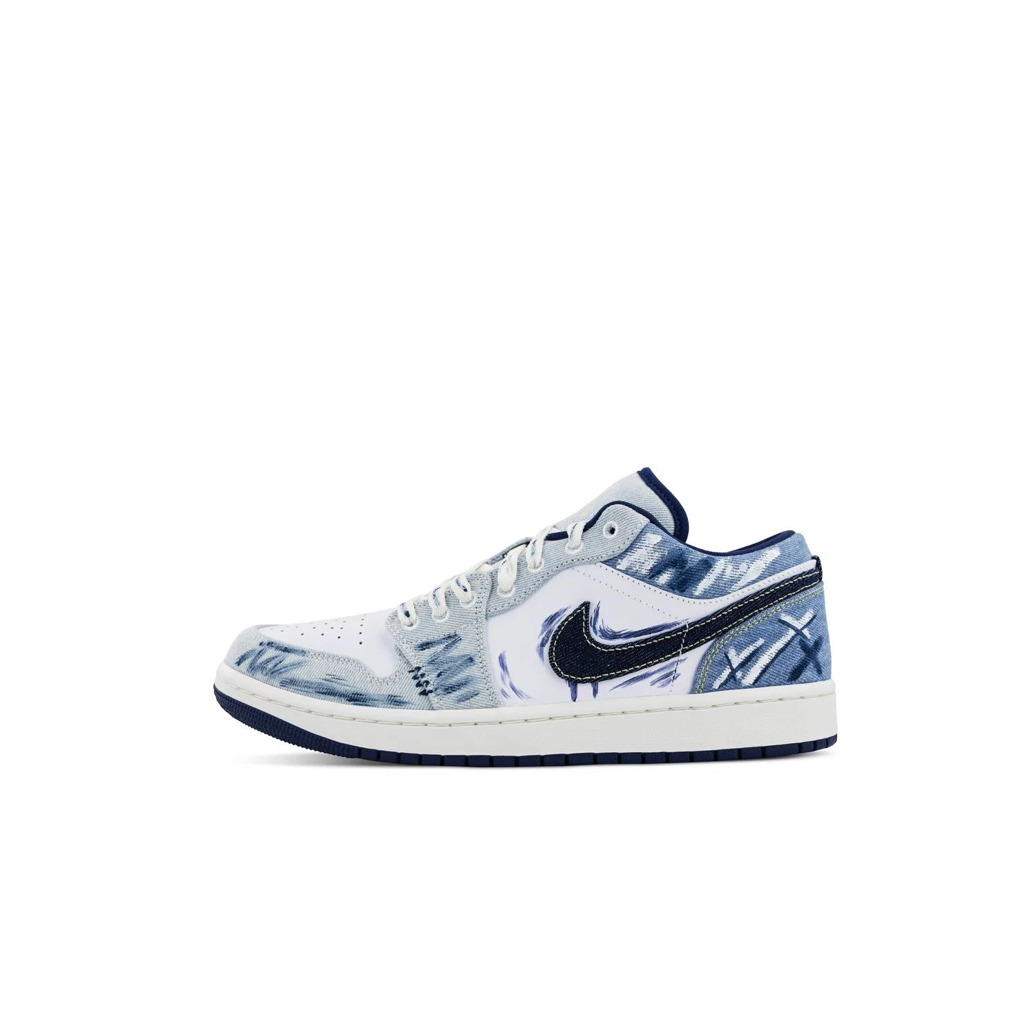 Кроссовки скейтбординговые Jordan Air 1 Low Blue White