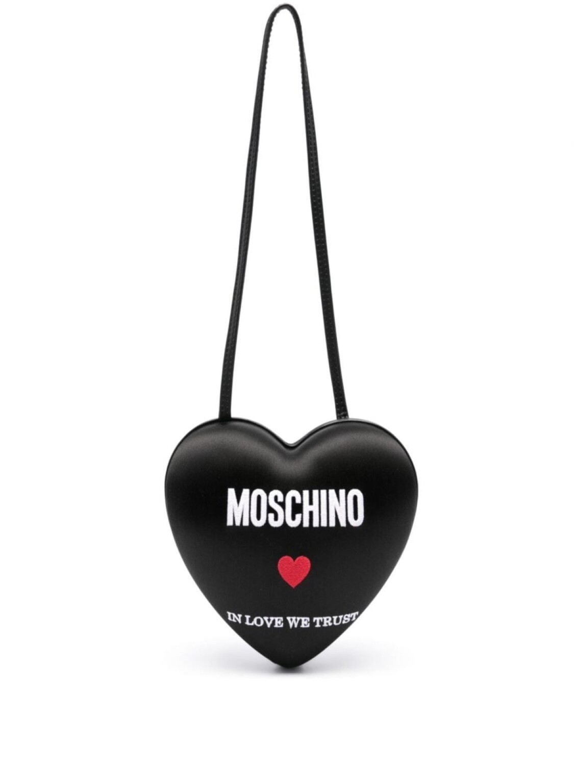 

Moschino сумка на плечо с вышитым логотипом, черный