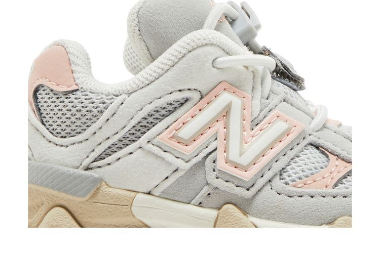 Кроссовки New Balance 9060 Toddler Grey Matter Pink Haze, серый — фото 2