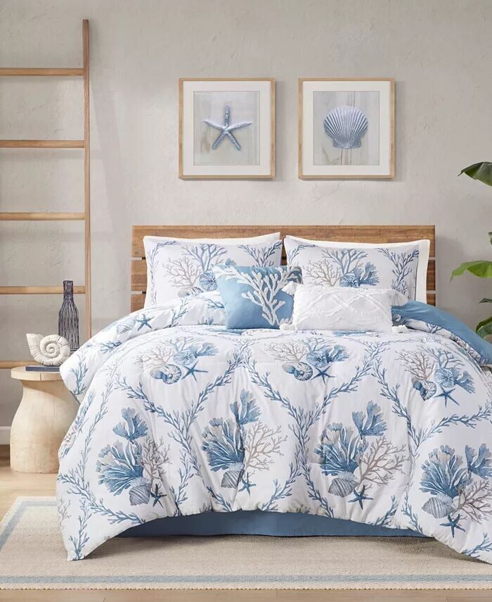 

Набор хлопковых одеял Pismo Beach из 6 предметов, California King Harbor House, белый
