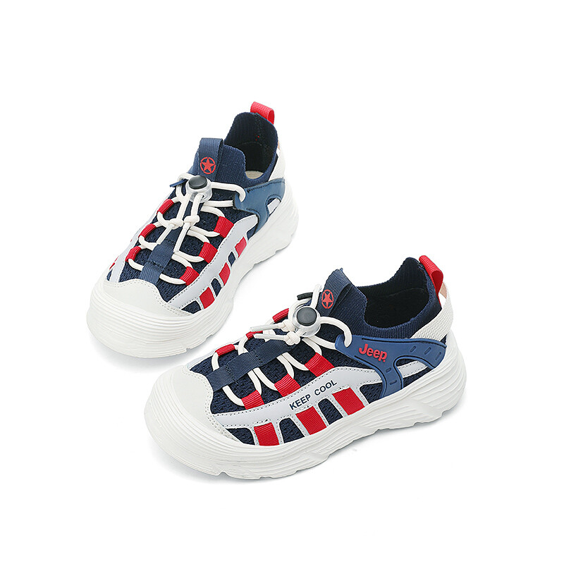 Кроссовки Jeep Kids Lifestyle Shoes Kids Low-top Navy / Red, красный — фото 4
