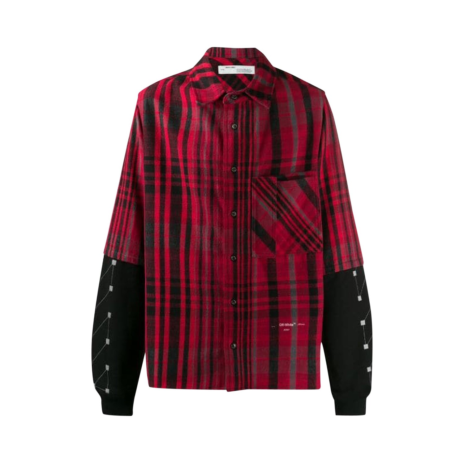 

Off-White Рубашка в клетку Красная