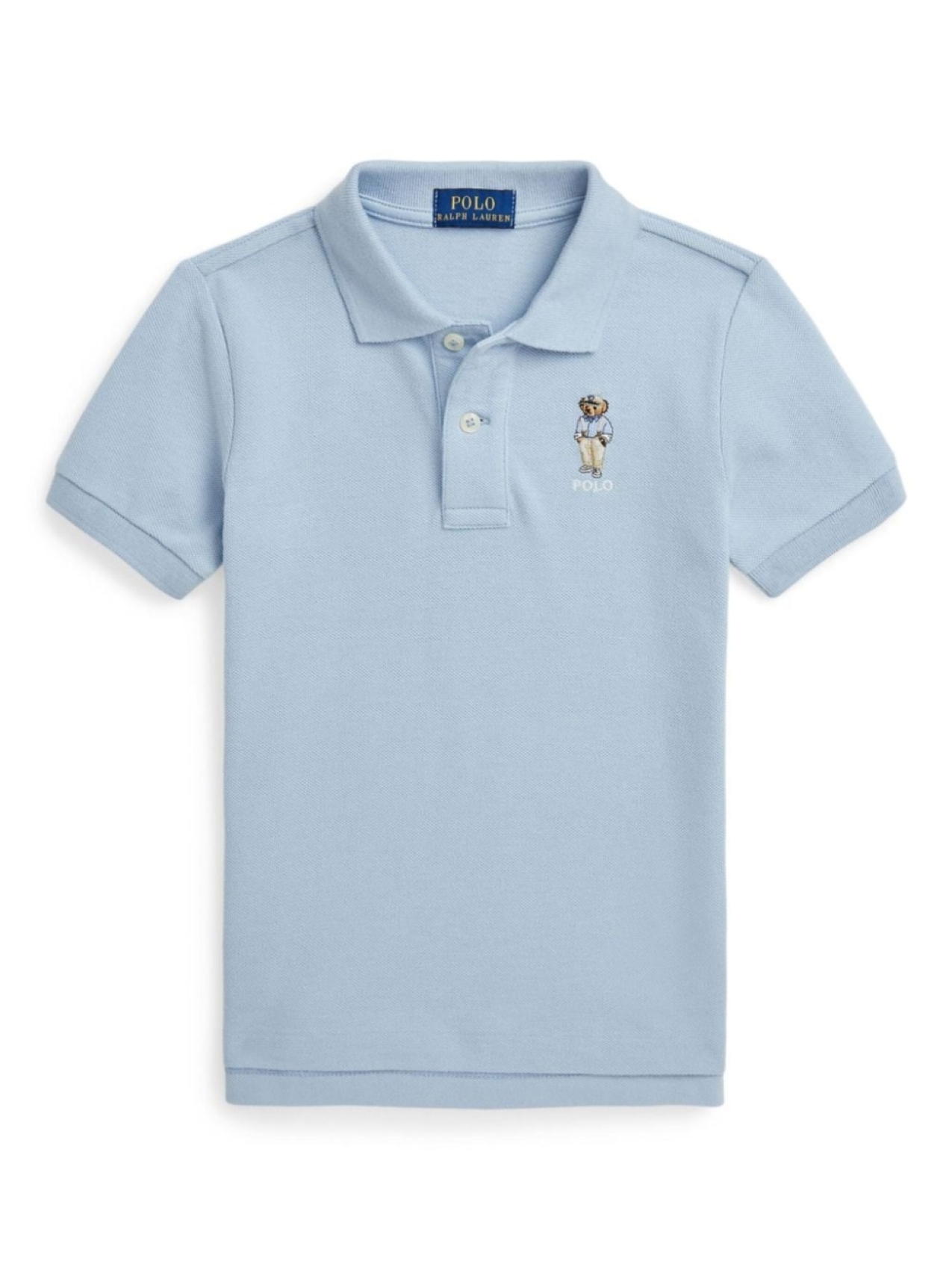 

Ralph Lauren Kids рубашка поло с вышивкой Polo Bear, синий